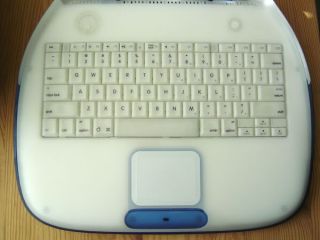 Apple iBook Indigo Clamshell G3 366 MHz WiFi Firewire Office Dual Boot