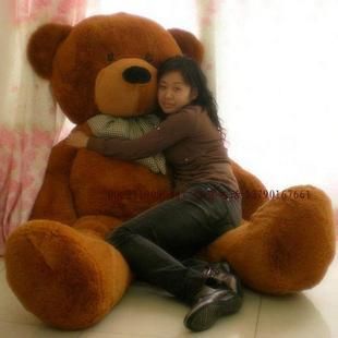 Giant jumbo teddy bear plush toy 1.8 meters tall