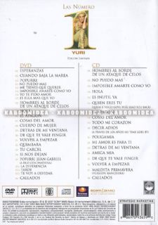 Yuri Las Numero 1 DVD CD New SEALED Exitos Historia Volver A Empezar