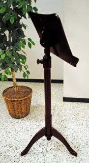 Frederick Artcase Wooden Music Stand Prussian Mahogany Finish