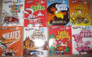 General Mills Collector Cereal Hot Wheels Cars NRFP