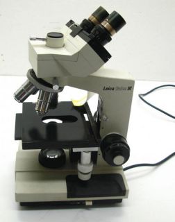 leica galen iii binocular microscope