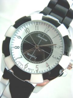  Dye Enamel Silicone Jelly Crystal Geneva Watch Several Colors