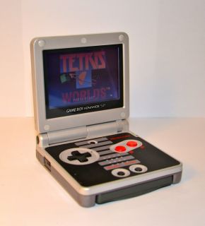 Nintendo Game Boy Advance SP Classic NES Limited Edition Black Silver