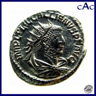 CAC Gallienus AE Antoninianus Romae Aeternae Roma Seated 258 259 Ad