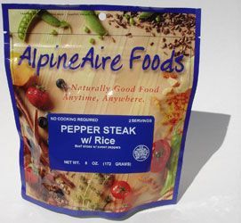 23 Cases Alipineaire Foods Freeze Dried Food Pouches New