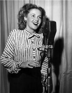 Norma Zimmer Singer 1940s Publicity Photo Before Lawrence Welk Photo