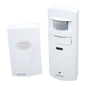 L1B Shed Garage Door Chime Wireless Security Alarm with Motion Sensor