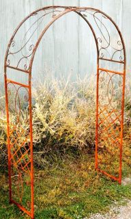  Garden Arch Metal Fancy Curl Arbor for Your Home and Garden