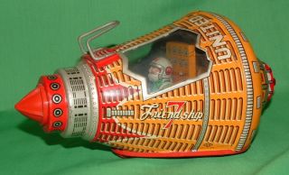  Vintage Horikowa Tin Friction Friendship 7 Space Capsule Japan
