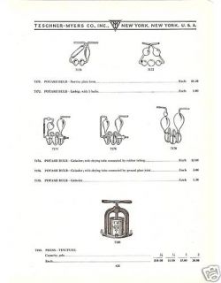 Tincture Press Geissler Potash Bulbs 1929 Catalog Ad