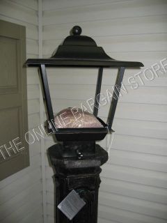Frontgate Classic Fire Tall Iron Lantern Gas Light Lamp Post Firepit