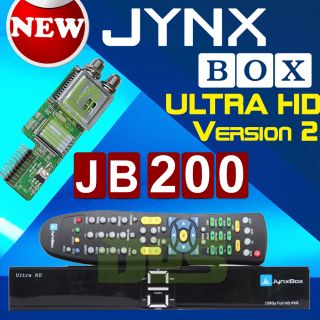 Jynxbox Ultra HD Version 2 1080p FTA Receiver w Newest JB200 Module