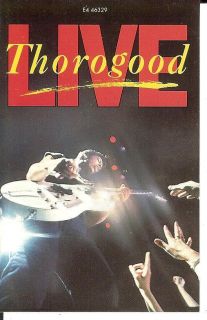 George Thorogood Live 1989 Cassette Tape Look 