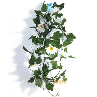 New 10 Pcs 60 Garland Wedding Silk Flower Vines Party Decor White