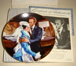 Gone with Wind Anniversary A Question of Honor Scarlett Ashley Plate