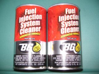 BG Fuel Injection System Cleaner 210 Case of 24 Cans
