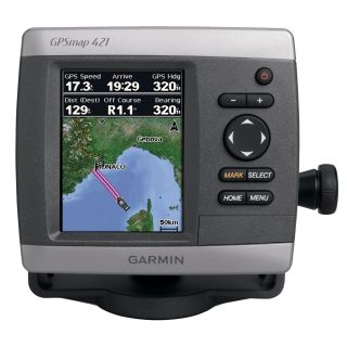 Garmin GPSMAP 421 GPS Boat Marine Chartplotter 010 00764 00
