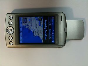 Garmin iQue 3600 Automotive GPS Receiver (Completely BROKEN)