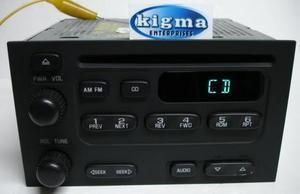 Geo Tracker 00 04 Prizm 00 02 Chevy Metro 00 01 CD player radio TESTED