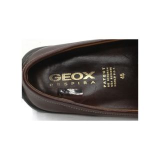 Geox Fast 11 Made in Italy Brown Leather Loafers Mocassins Shoes Men