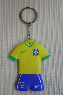 Brazil Brasil Soccer Team Jersey Key Chain Football Souvenir Gift FIFA