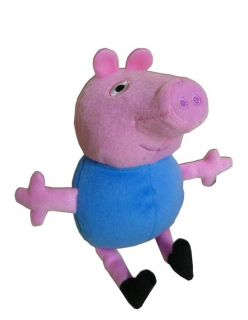 George 8 Plush Blue Peppa Pig Little Brother Soft Doll Cartoon TV