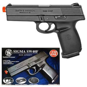 Smith Wesson Sigma SW40F Green Gas Airsoft Hand Gun Pistol 383 FPS
