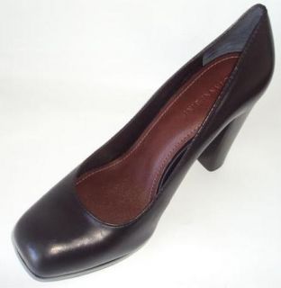 Gianni Bini Reagan 001 Leather Womens Shoes Black Heels 10
