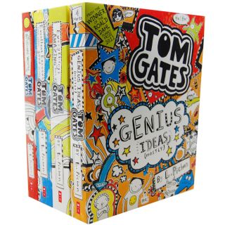 Tom Gate 4 Books Collection Pack Set Liz Pichon Genius Ideas Excellent