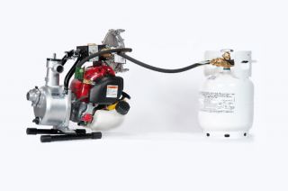 Honda GX25 Water Pump Propane LP & GAS powered 1 30gpm