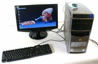 Gateway GT5481E Desktop Tower Computer with 19 AOC LCD Monitor 250GB