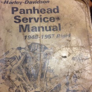 Panhead Service Manual 1948 1957 Rigid Harley Davidson