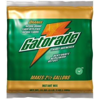 Gatorade 03970 Gatorade 2 5 Gallon Powder Pouch Orange