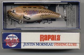 Justin Morneau Fishing Lure Rapala Minnesota Twins Limited Edition SGA