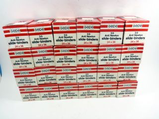 480 Gepe Slide Mounts for 24x36 35mm w Anti Newton Glass 2mm 24 Boxes