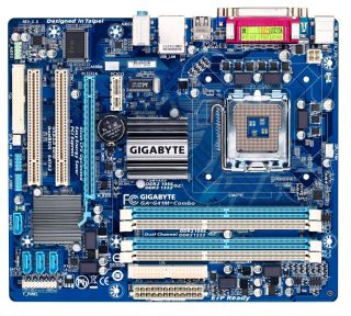 Gigabyte GA G41M Combo G41 DDR2 DDR3 LGA 775 Motherboard