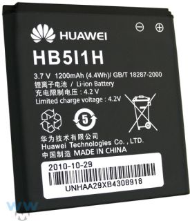 New Huawei HB5I1H Battery 1200mAh GB T 18287 2000