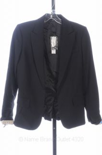 Theory 4 s Black Gabe B Blazer Tailor Stretch Wool Jacket $395