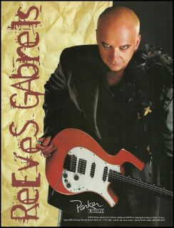 REEVES GABRELS 1997 PARKER NITEFLY ELECTRIC GUITAR AD 8X11
