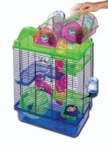 Penn Plax Sam Here There 5 Level Hamster Gerbil Cage