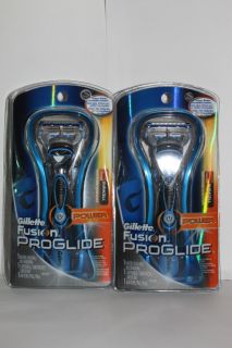 Gillette Fusion Proglide Power Razor Lot of 2