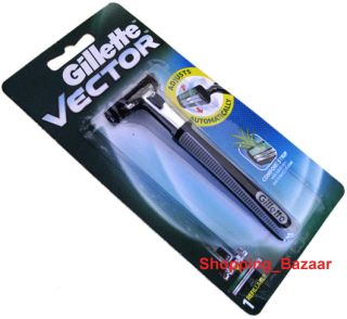 Gillette Vector Razor For Men Adjust Automatically Comfort Strip