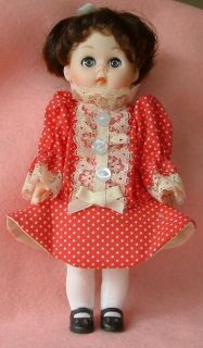 1984 Antique Lace Ginny Doll with 6 Boxed Hangers
