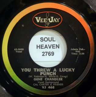 Northern Soul 45 GENE CHANDLER You Threw A Lucky Punch VEE JAY Records