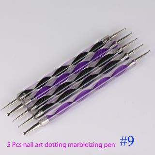 New UV Gel Nail Art Pen SET SELECTION Striper, Gel Nail Dryer, oblique