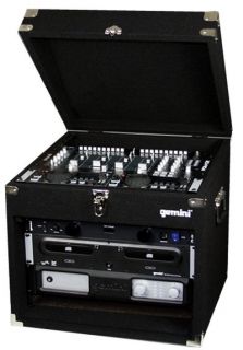 New Gemini MRC 6 Pro DJ Mixer Amp Rack Mount Case 10x6