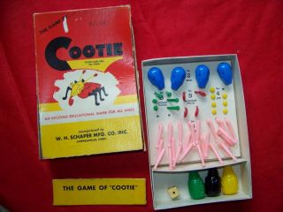 RARE Vintage 1949 Giant Cootie Game