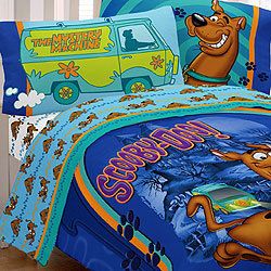 Scooby Doo Mystery 4 Piece Twin Single Size Comforter Sheet Set