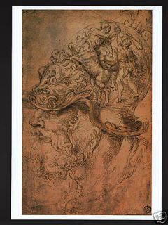 Peter Paul Rubens Circle of Giulio Romano Art Postcard